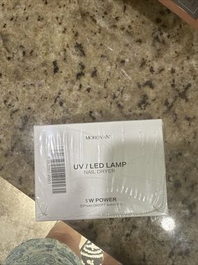 Morovan  LED/UV 5watt Light Portable Nail DryerNIB W/Charger